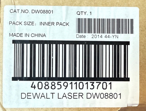 DEWALT Cross Line Laser DW08801 - Picture 10 of 10