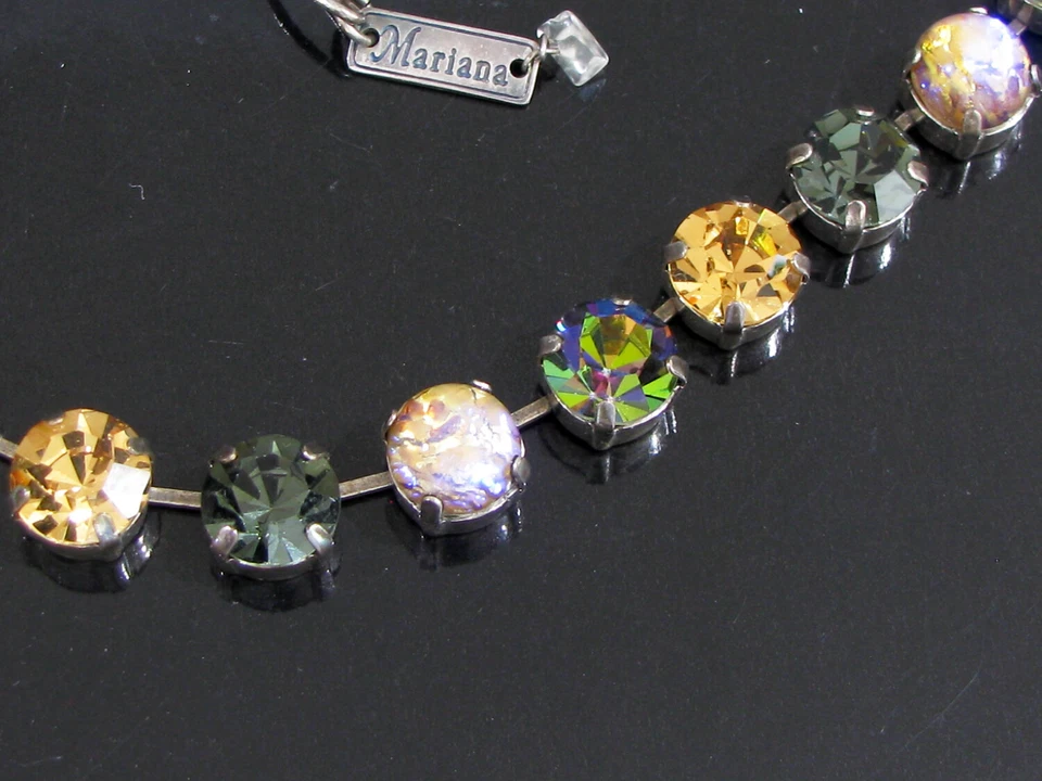 COLLAR MARIANA PIEDRAS PRECIOSAS Y CRISTAL ARTÍSTICO Foto 4 de 4