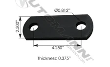 Automann MIH5535 Front Shackle Plate International 3613592C1