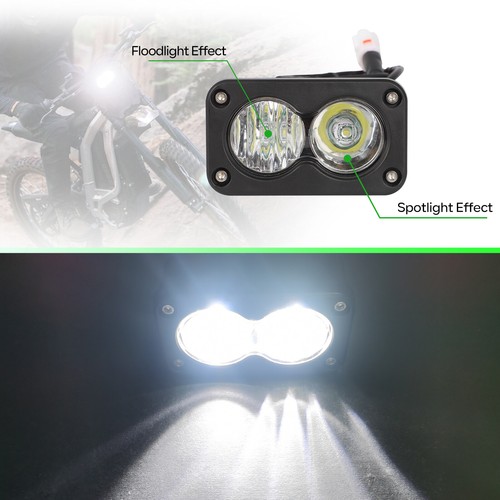 US Headlight White Spot / Flood Led Pod Combo For Sur Ron SurRon Segway Talaria - Picture 6 of 12