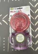 Munchkin Snack Catcher, 2ct, Pink/Purple