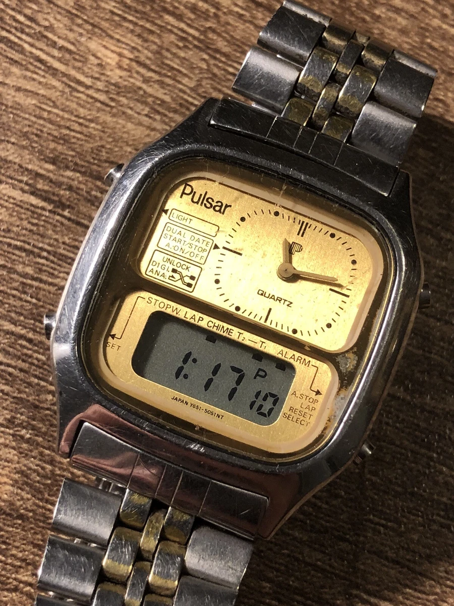 Pulsar dual 2025 time watch
