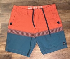 William Murray Water Hazard Golf Shorts Size 32 Swim Drink Striped Drawstring 9.