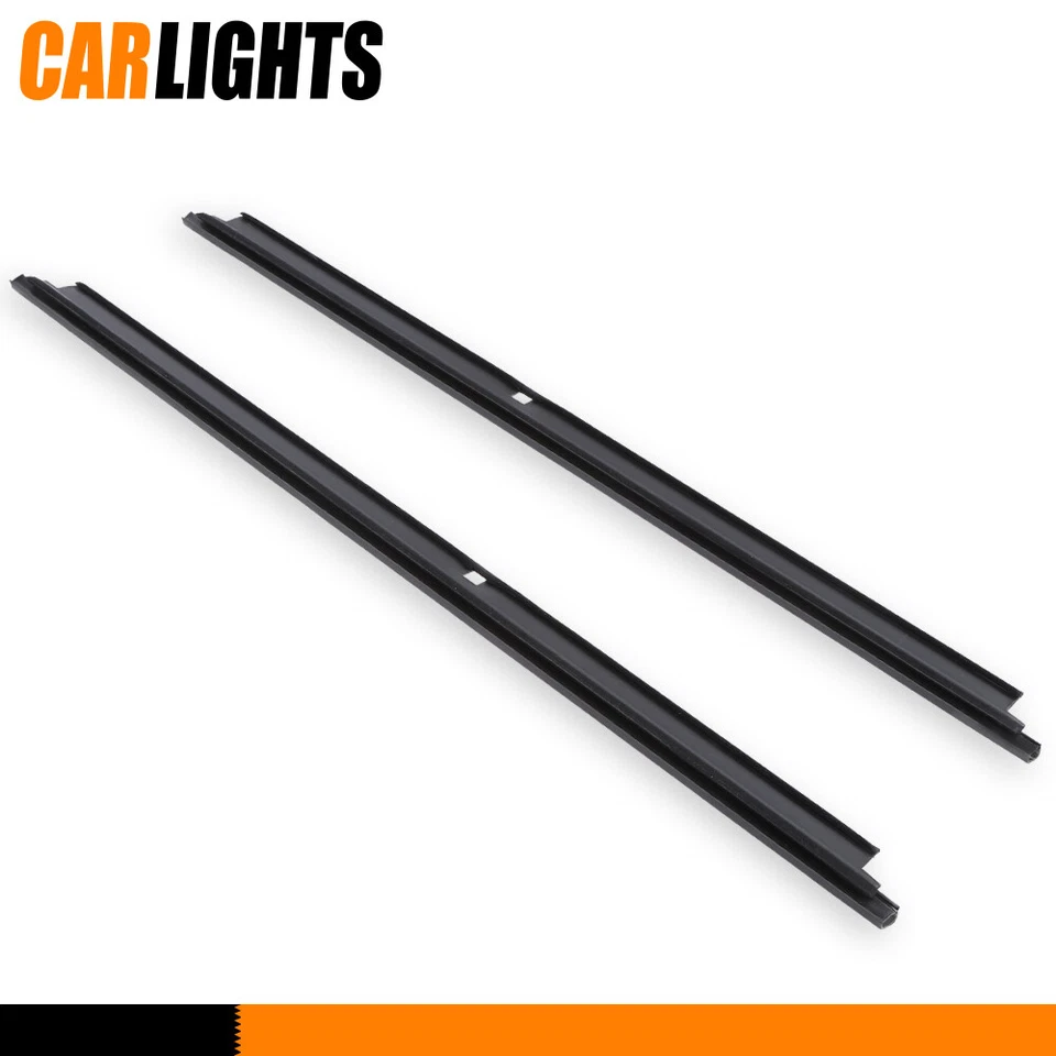 Fit For Chevy GMC Cadillac Truck 2PCS Outer Window Sweep Felt Rear Sealing Strip - Изображение 4 из 4