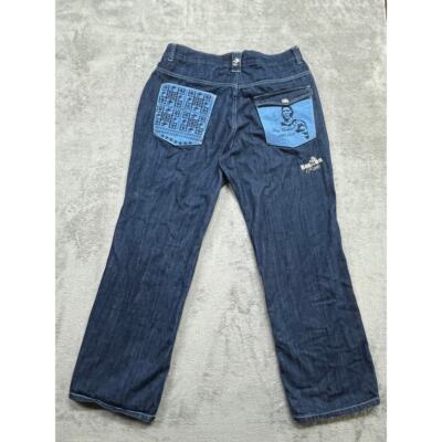 Y2K Bac 2 Da Roots Streetware African King Mandume Namibia Mens Size 38