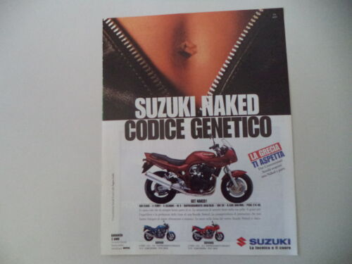 advertising Pubblicità 1996 MOTO SUZUKI GSF 1200 S - Afbeelding 1 van 1