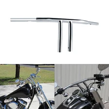 Chrome 4/6/8/10/12/14/16'' Rise T-Bar Iron Handlebar Fit For Harley Softail Bar