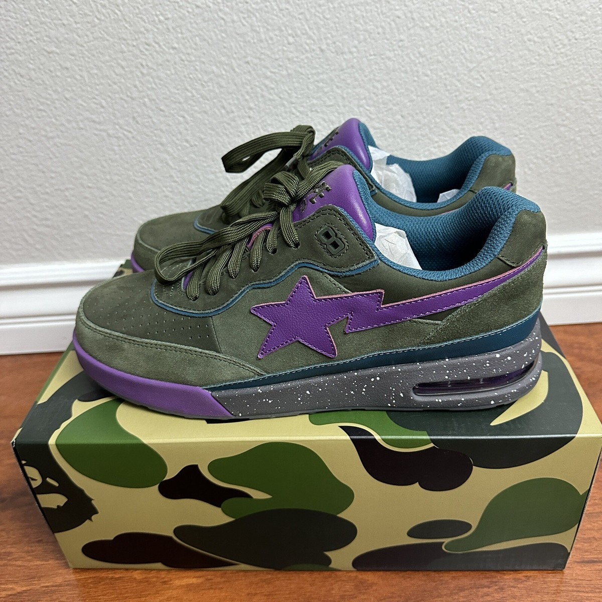 Majestics Stinking Blue Beat ジャパニーズスカ A Bathing Ape Bape Road Sta Skunk Size 11 | eBay