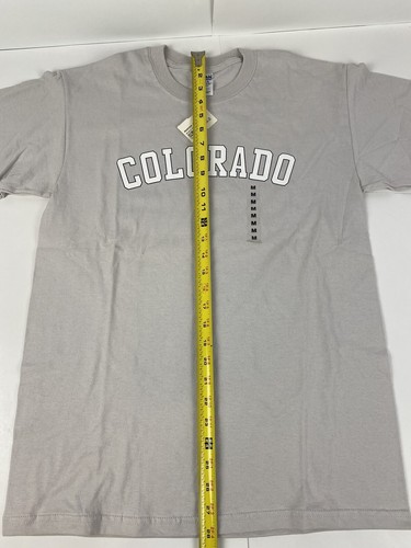 NWT Vintage Colorado T Shirt Size Medium Beige tan Arc Logo - Picture 4 of 6
