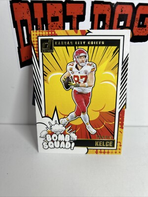 Travis Kelce 2024 Panini Donruss Football Bomb Squad Insert KC Chiefs #12