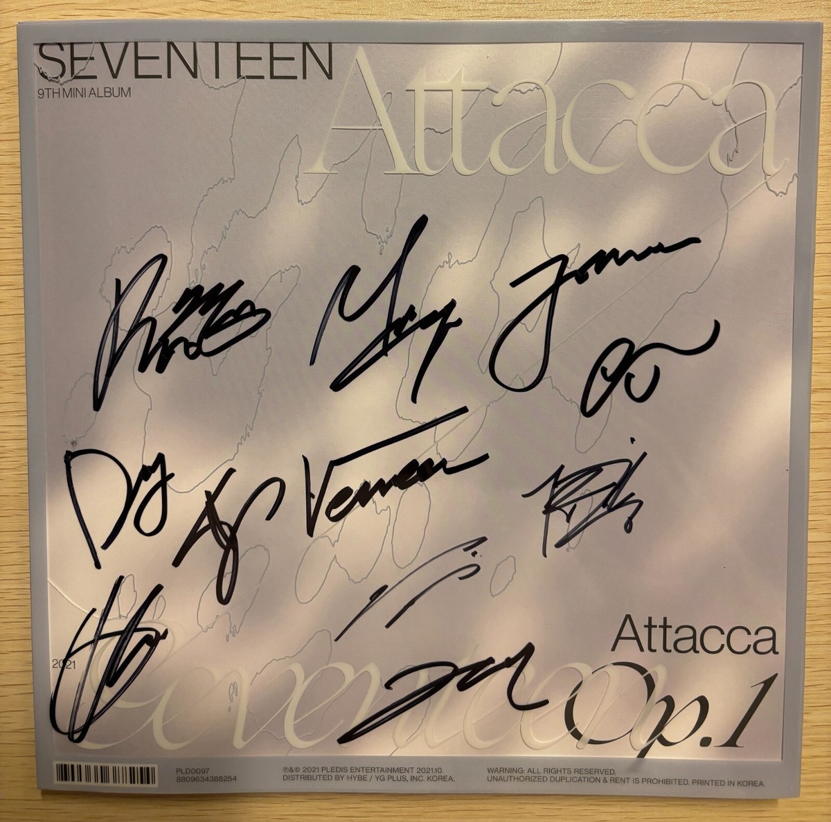 SEVENTEEN ジョンハン　サイン ヨントン　Attacca SEVENTEEN ジョンハン サイン ヨントン Attacca - メルカリ