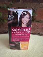 Image of L'Oreal Paris Casting Creme Gloss Semi Permanent Hair Dye 300 DARKEST BROWN