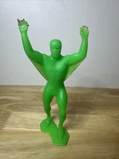 VINTAGE 1967 MARVEL COMICS MARX 6 1/2" SPIDER MAN SUPERHERO FIGURE GREEN RARE