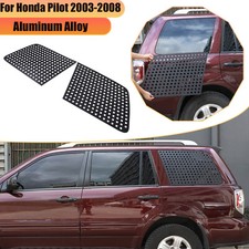Exterior Rear Quarter Door Window Pillar Cover Trim For Honda Pilot 2003-2008