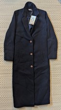 Sold Out Nwt Lucy & Yak Austen Recycled Wool Tailored Coat Black Women's Size Xs