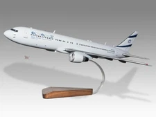 Boeing 767-300 El Al Livery Desk Wood Airplane New Model Large Scale 1/130