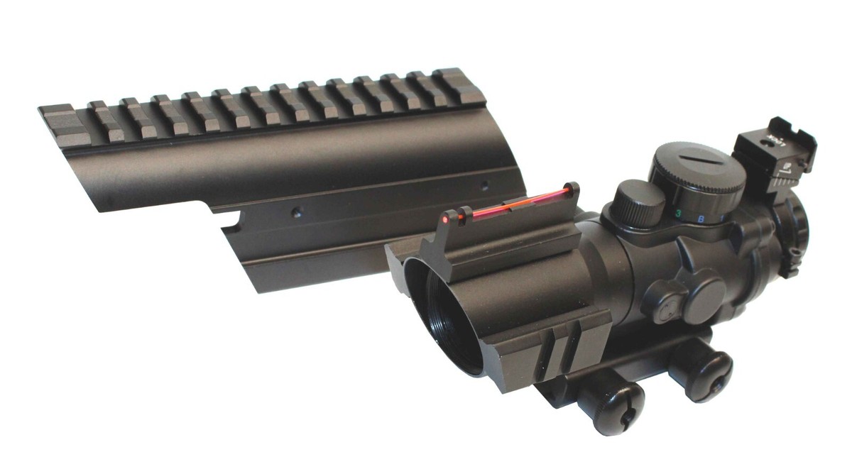 TRINITY 4X32 Tactical Scope & Saddle Mount For Mossberg Maverick