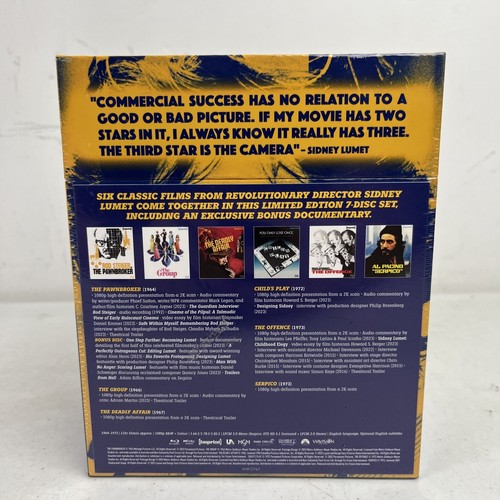 Directed by Sidney Lumet Vol.1 Blu Ray Imprint Collection Box Set Region Free - Picture 3 of 6