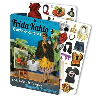 Frida Kahlo - Fridge, Magnetic Dress-Up Wardrobe Set