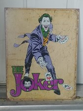 The Joker DC Comics Retro Metal Tin Sign 12.5" x 16" Made in the USA MAKE OFFER