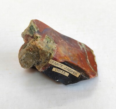 Natürliches ausgefallenes Jaspis Mineral Exemplar aus Indien - bunter Jaspis Stein