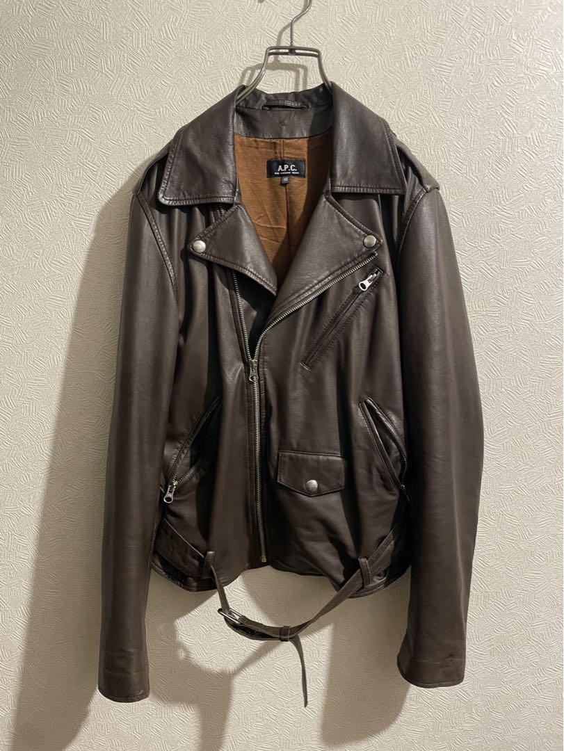 A.P.C. Leather Riders Jacket France製 $_1.JPG?set_id=880000500F