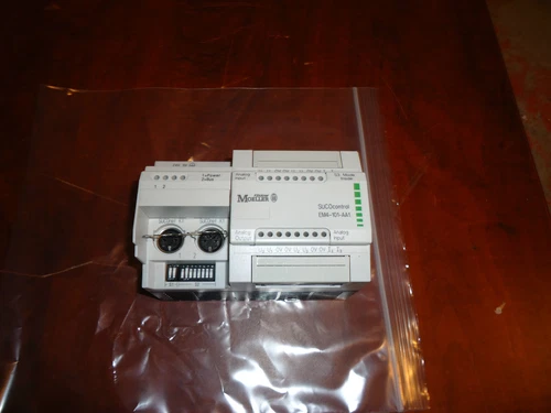 MOELLER, I/O MODULE ANALOG 8INPUT/4OUTPUT 0.15AMP 24VDC, CAT #EM4-101-AA1, #A22