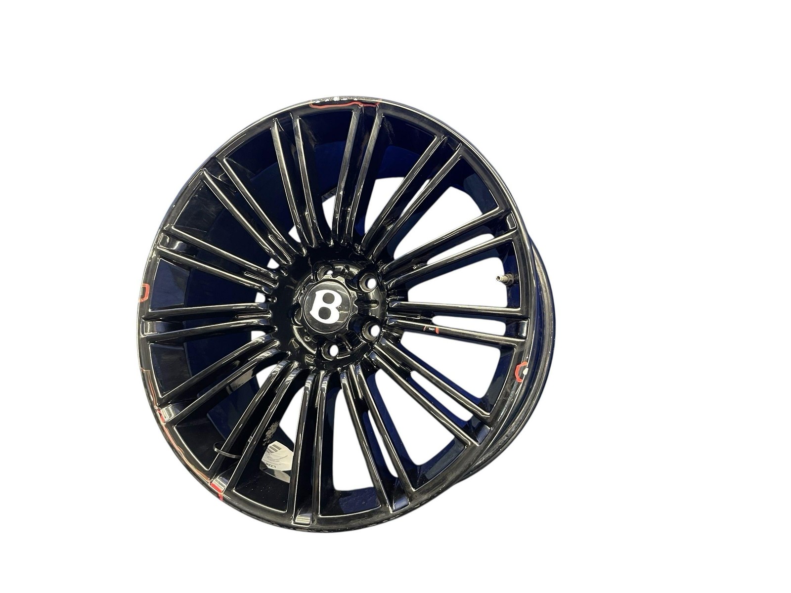 2006-2010 BENTLEY CONTINENTAL GTC 20X9.5 WHEEL RIM W/ HUB CAP *BENT/CURB RASH*