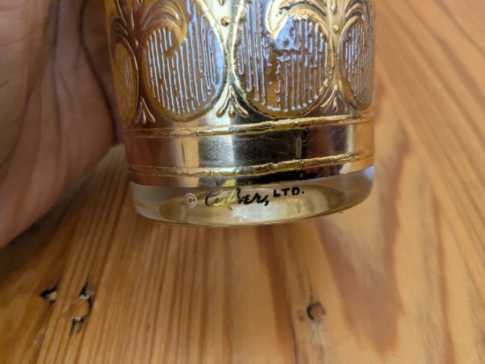 MCM Culver, LTD хайбол/вода Fleur лилия узор очки набор из 6 - Изображение 2 из 4