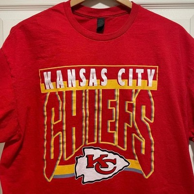 NFL Kansas City Chiefs T-Shirt XL Red Cotton Graphic shirt VK14822