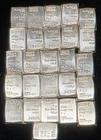 Lot of 26 Fractional 1 Gram Valcambi Suisse .999 Fine Silver Bullion Bars Loose