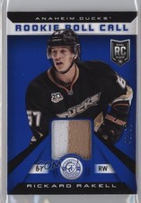 2013 Totally Certified Rookie Roll Call Blue Prime /50 Rickard Rakell #RR-RR 7p4
