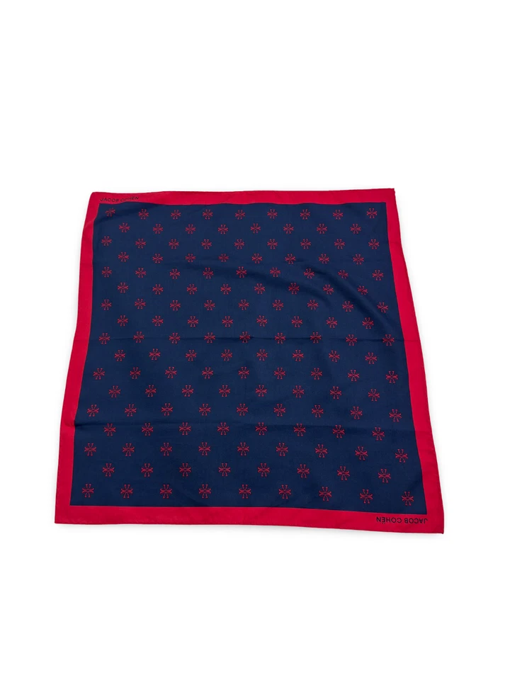 Jacob Cohen Square Pocket Scarf Bandana Patterned 55 cm / 22 in — 第 2/4 张图片
