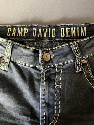 Camp David Jeans Herren  grau W32 L32