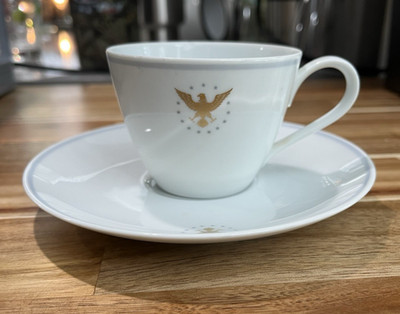 Pan Am First Class Service Noritake Presidential Pattern Demitasse Cup And Sauce