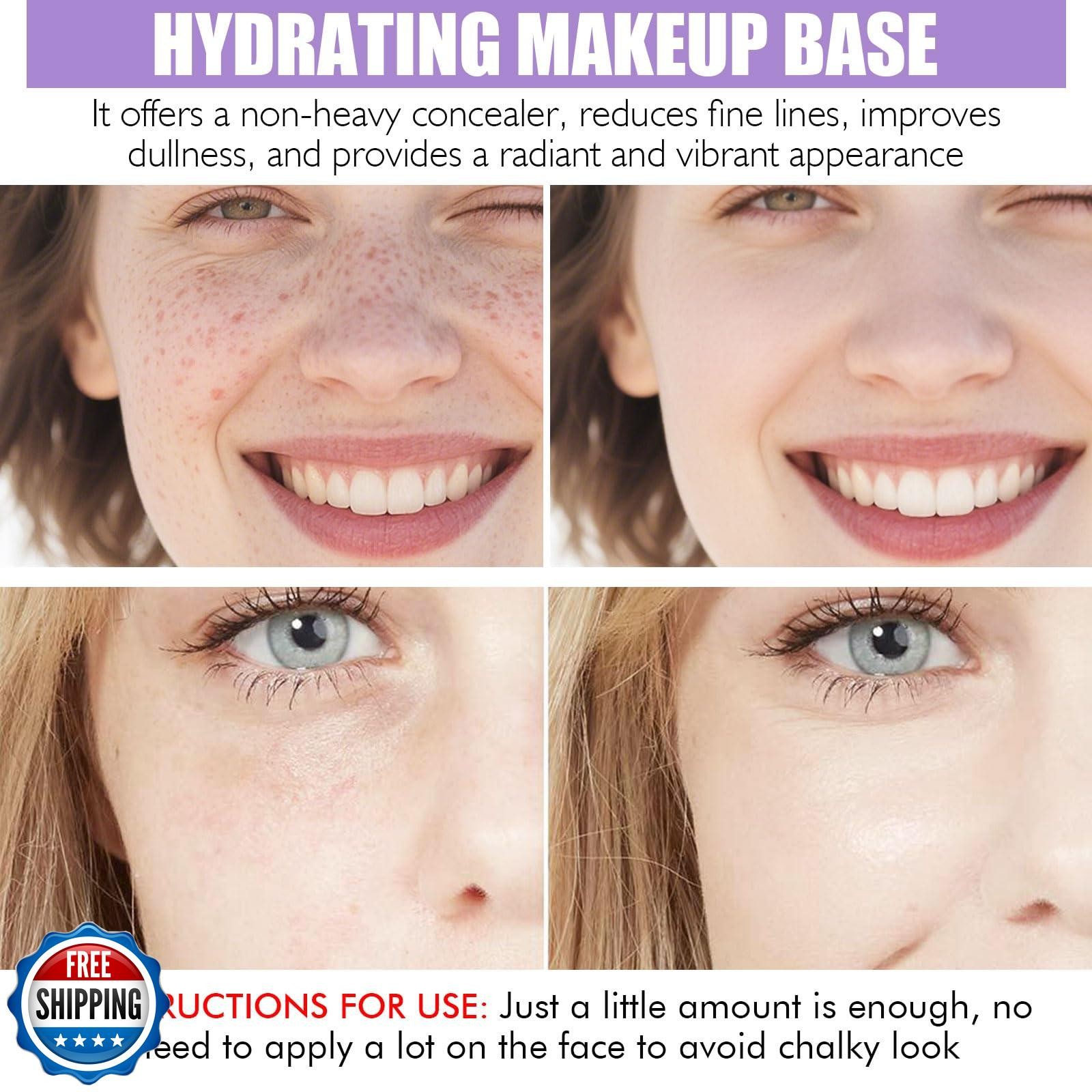 3 In 1 Primer for Face Before Makeup, SPF 50, Tinted Moisturizer Sunscreen Is