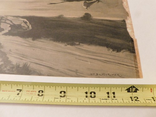 William Balfour Ker (1877-1918) "A Hurry Call" The Doctor v The Stork Art Print - Picture 11 of 22