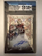 2024 Bowman U Best Jackson Arnold Elements Of The Game /100 Auto #ETG-JA