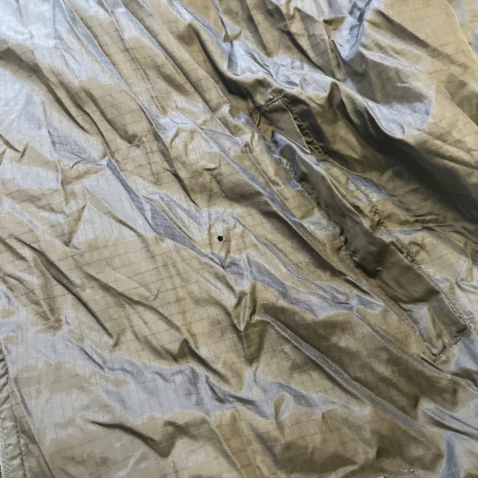 Dickies 男式羊毛衬里连帽尼龙夹克 2XL 黑色全拉链风衣 — 第 2/4 张图片