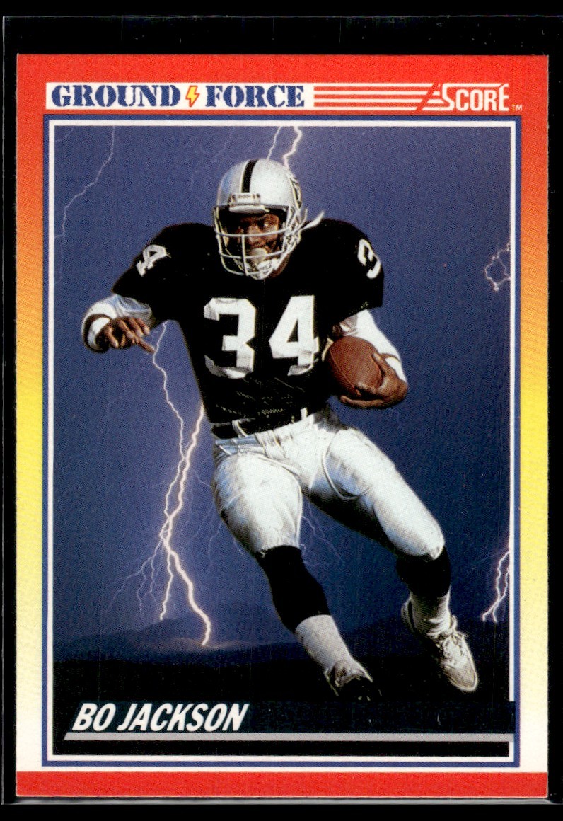 1990 Score Bo Jackson Los Angeles Raiders #330