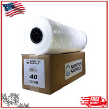 New Clear Garment Bags 40" 100 Gauge Dry Cleaning Covers Hanging