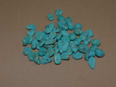 Kingman turquoise tumbled Stones 50gms (t-4)