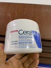 CeraVe Moisturizer Cream 340g with Hyaluronic Acid for Dry to Very Dry Skin