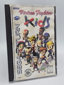 Virtua Fighter Kids (Sega Saturn, 1996) Complete CIB Video Game 