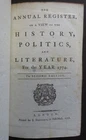 ANNUAL REGISTER 1774 BOSTON TEA PARTY FIRST CONGRESS JOHN JAY ADDRESS 2nd