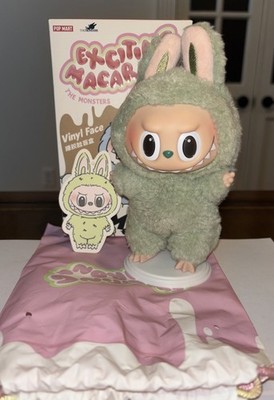 NEW Authentic Open Box Exciting Macaron Green Grape Labubu