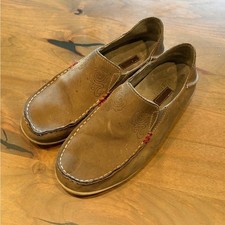 OluKai Nohea Nubuck Tan Women  s Size 7