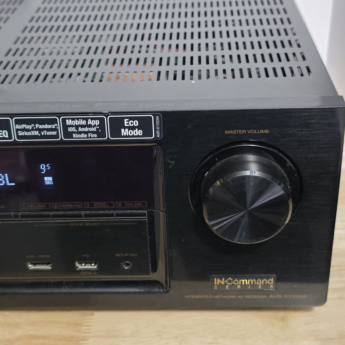 Denon AVR-X1100W 7.2 AV Receiver WiFi Bluetooth HDMI Tested