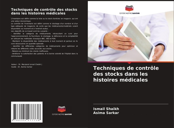 Techniques De ContrôLe Des Stocks Dans Les Histoires MéDicales Asima Sarkar-image