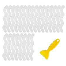 24 Pcs Anti Slip Shower Stickers, Non Slip Bathtub Stickers, Safety Bathtub S...
